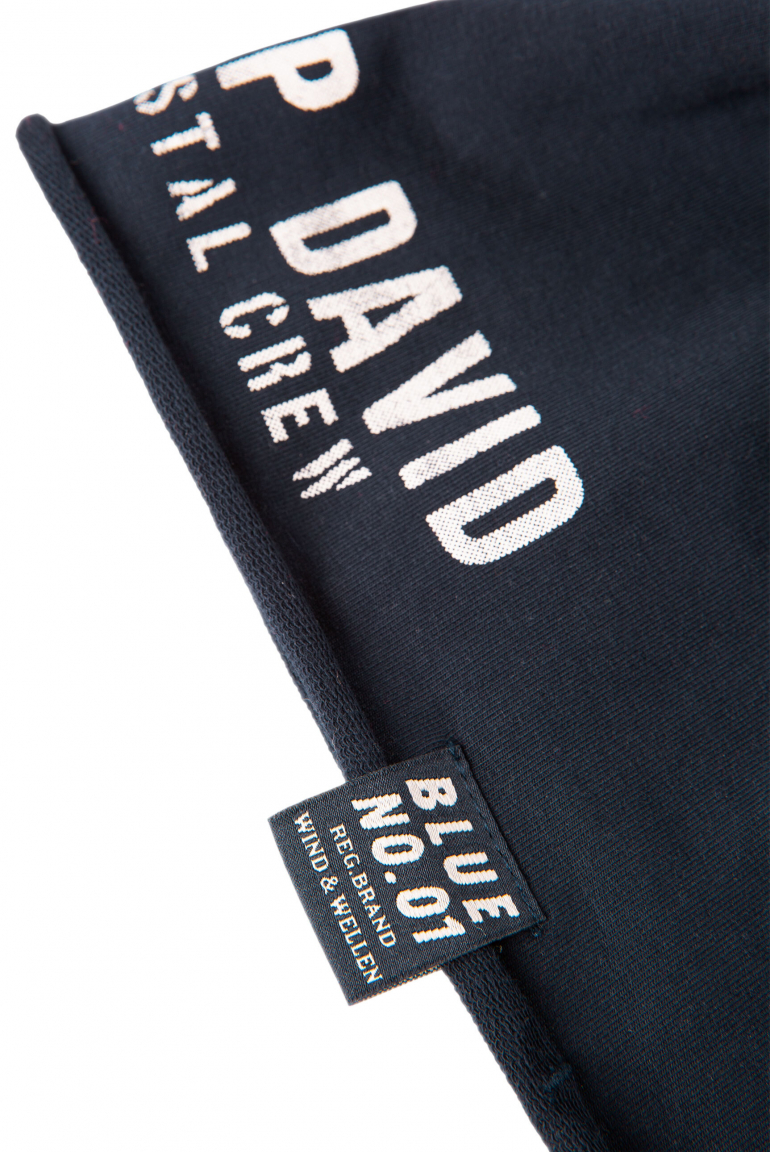 Beanie aus Jersey mit Logo Print