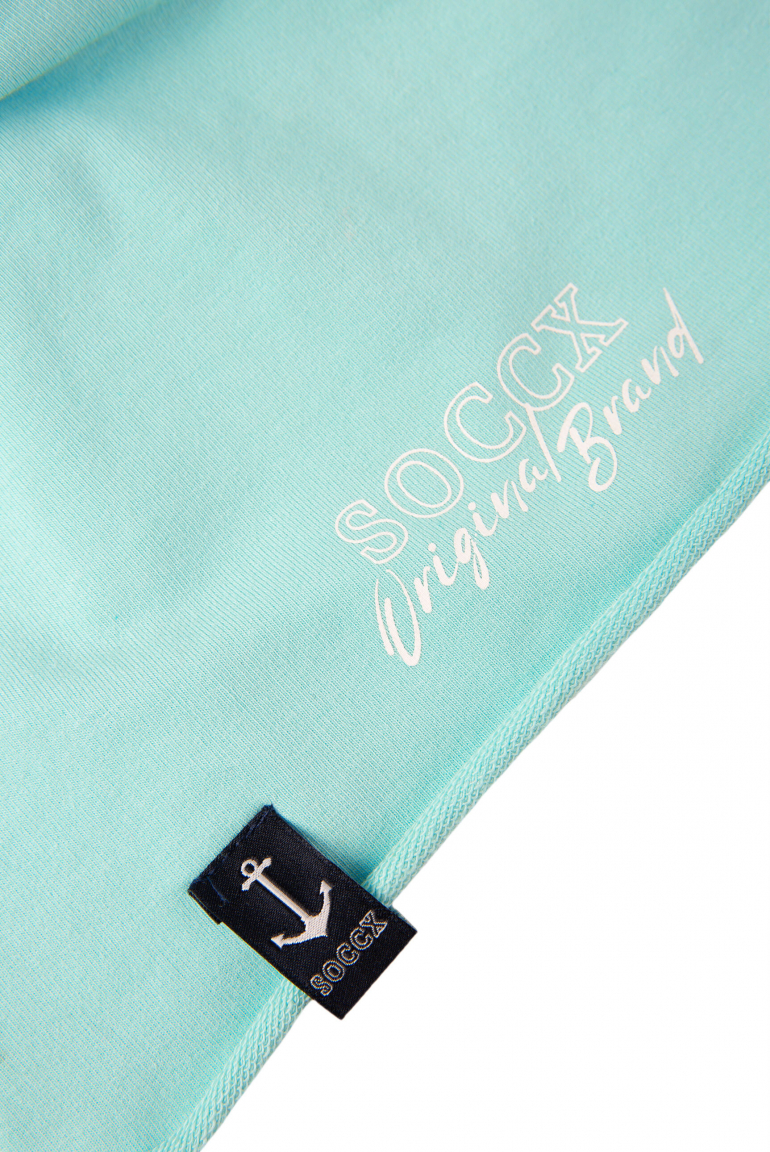 Beanie aus Jersey mit Logo Print