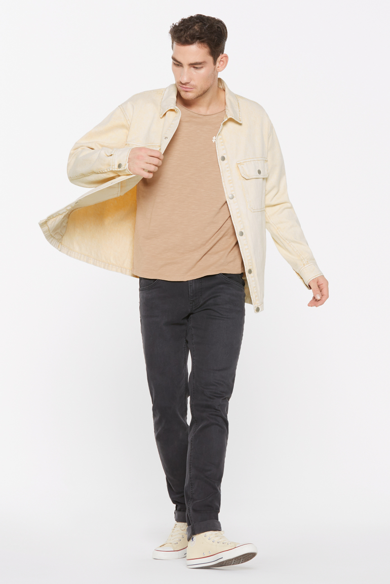 BRAD-LEY Unisex Overshirt Acid Washed