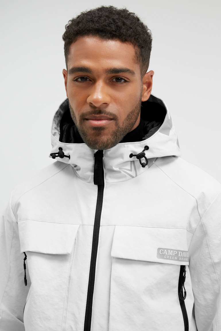 Funktionsjacke mit Kapuze