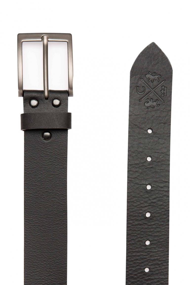 Gürtel aus Leder mit Logo-Prägung