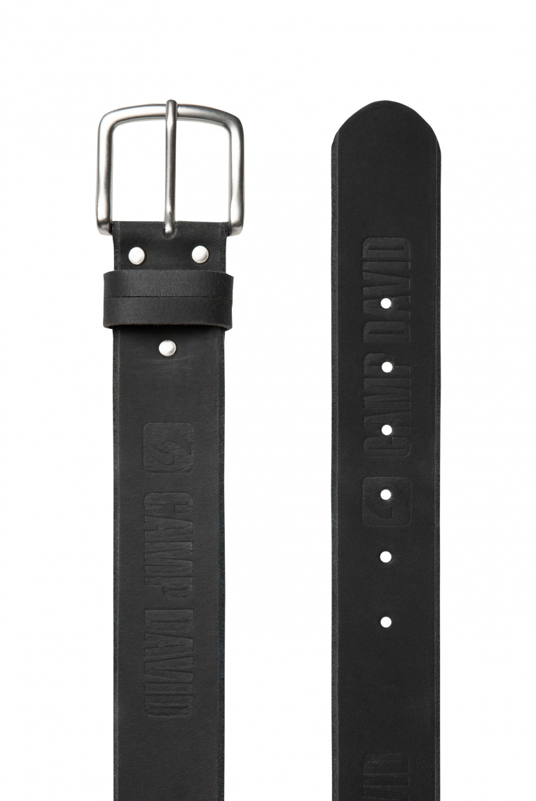 Gürtel aus Leder mit Logo-Prägungen