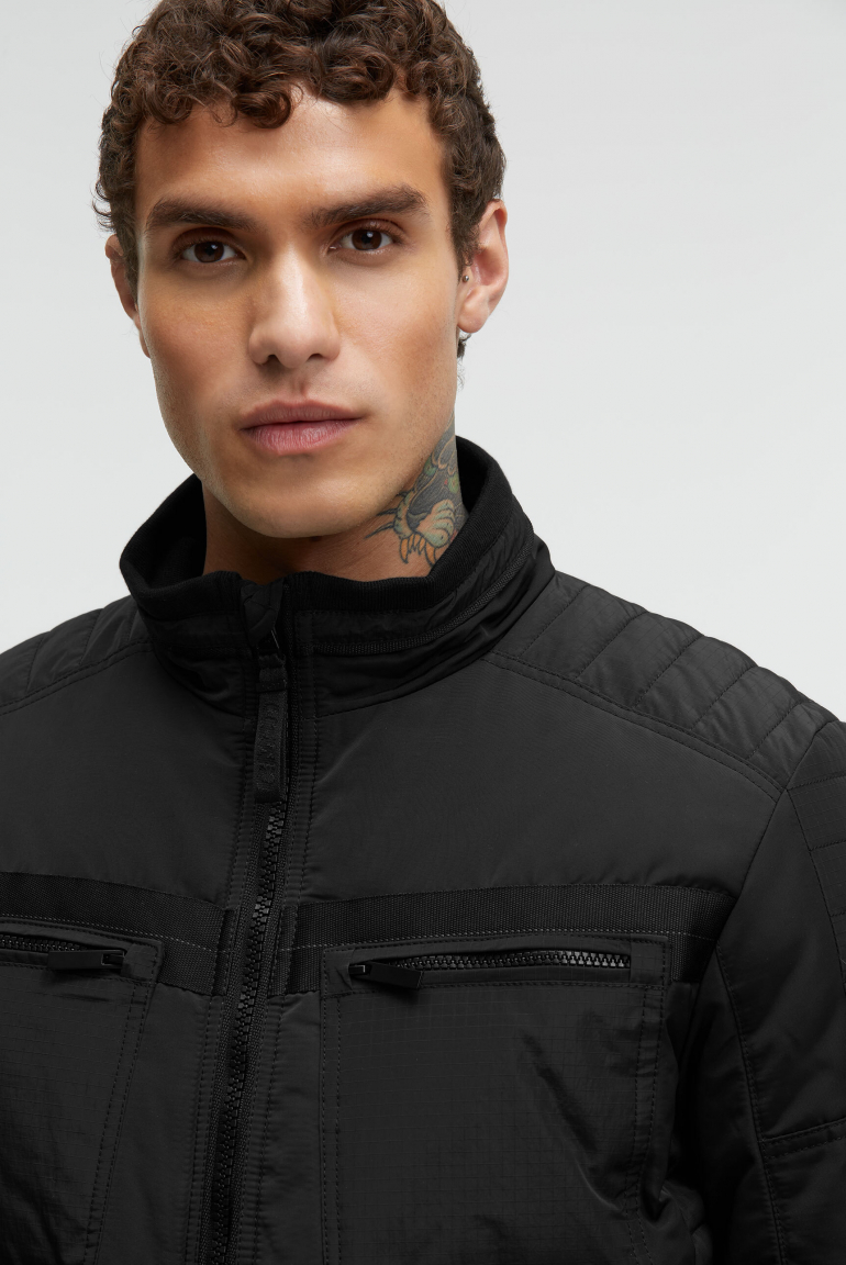 Jacke im Biker-Stil