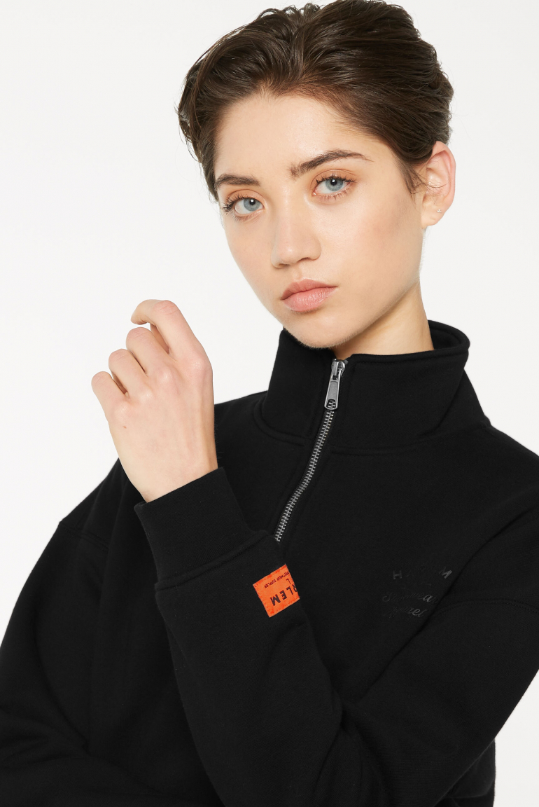 KAY-LA Troyer-Sweatshirt mit Back-Print