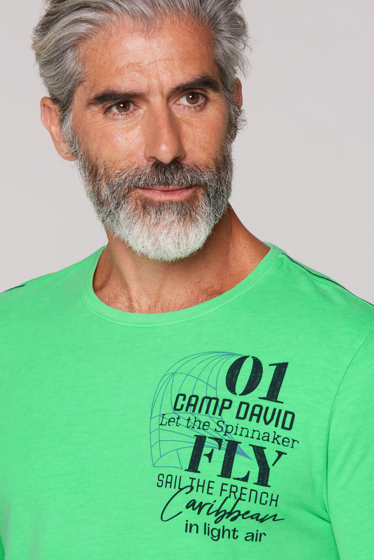 Langarmshirt mit Rücken-Print