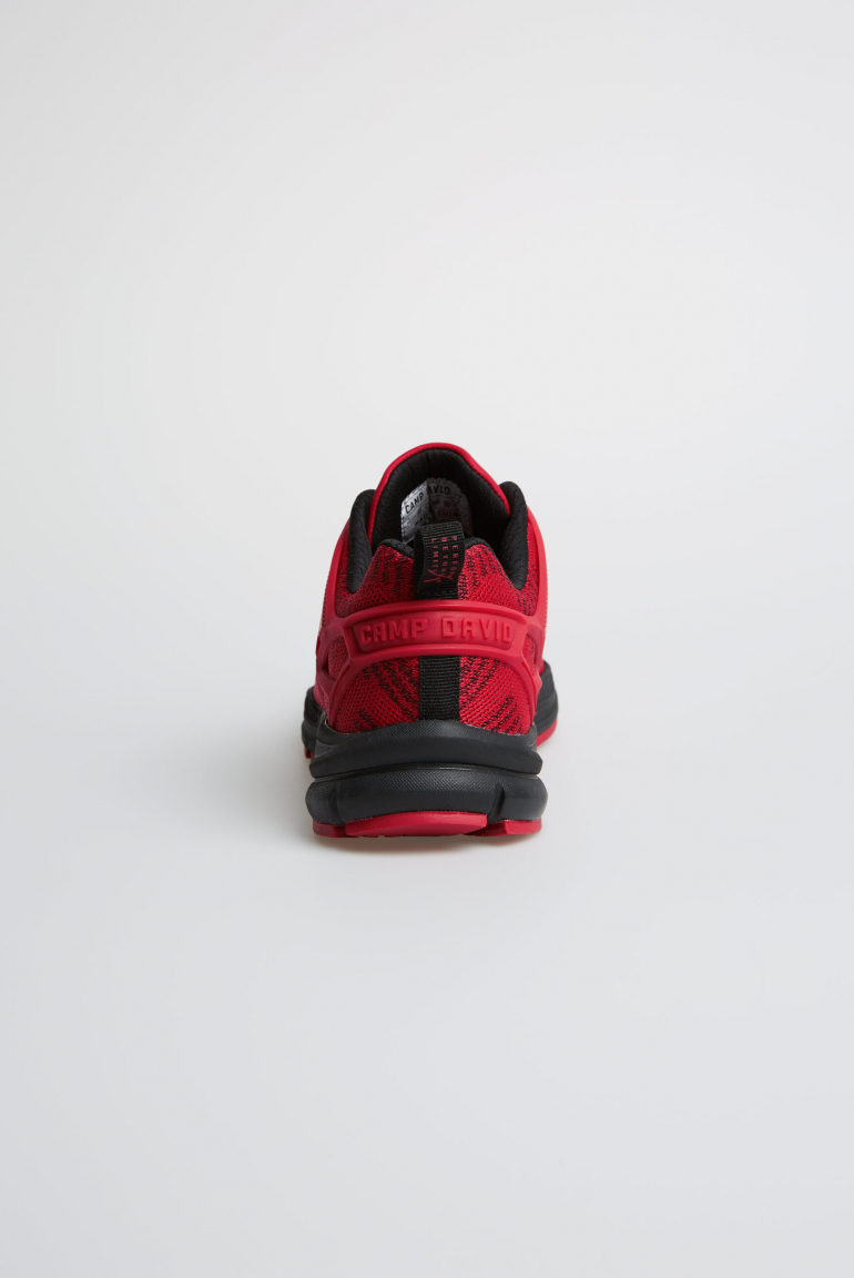 Leichter Sneaker im Knit-Design mit Logo Artwork