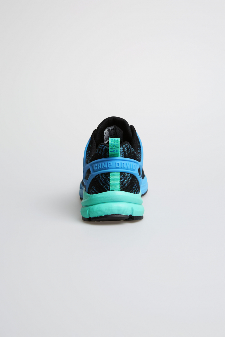 Leichter Sneaker im Knit-Design mit Logo Artwork
