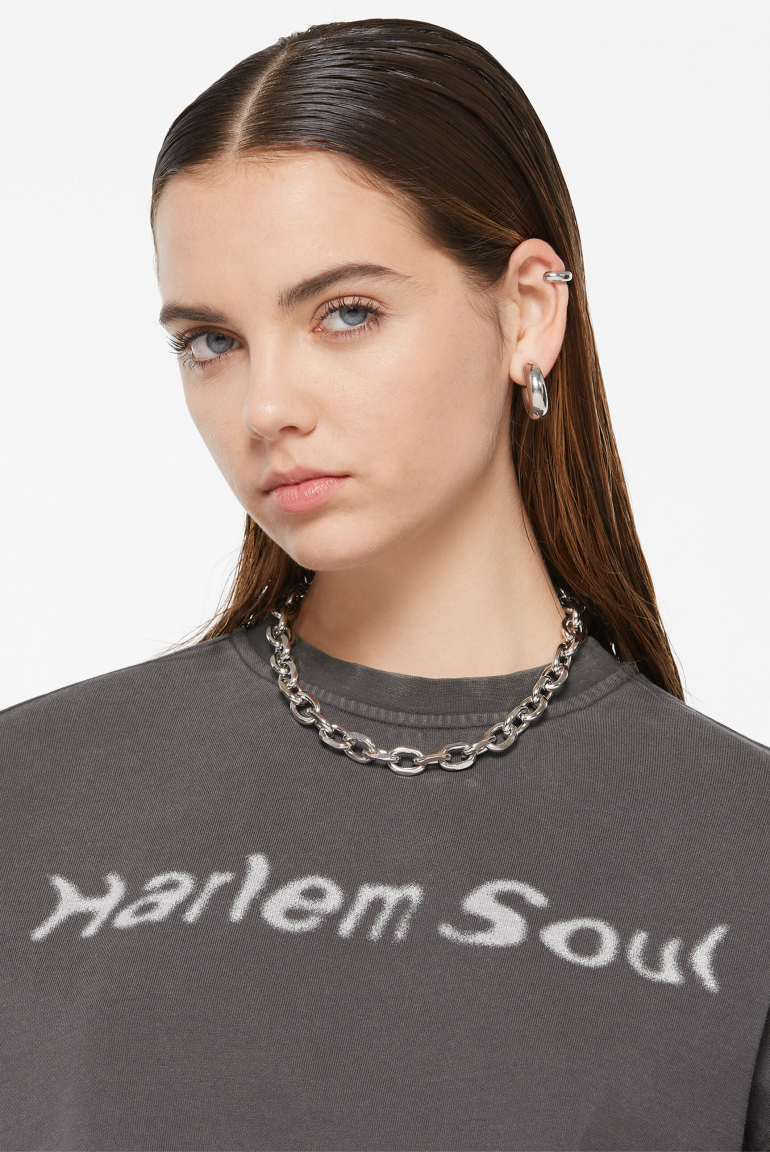 LO-LA Cropped Sweatshirt printed