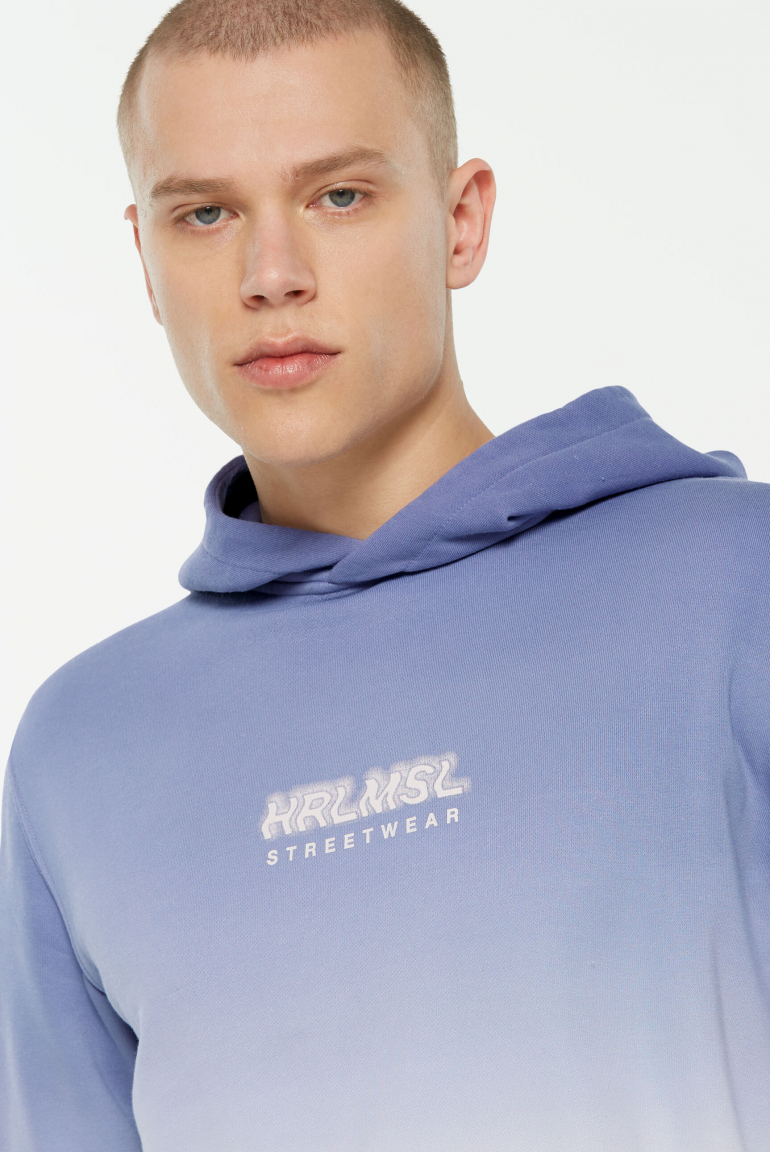 MON-TEL Hoodie Dip Dyed printed