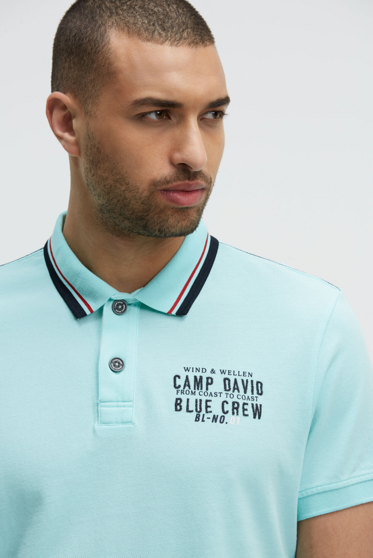 Pikee-Polo mit Logo-Stickerei