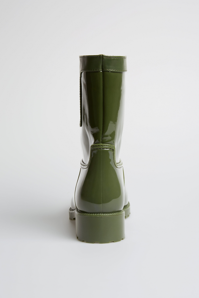 Regenstiefel mit Logo-Prägung
