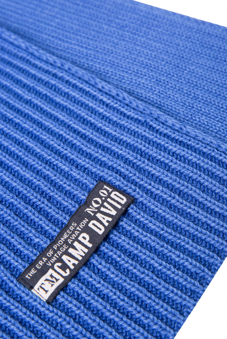 Rippstrickschal Stone Washed