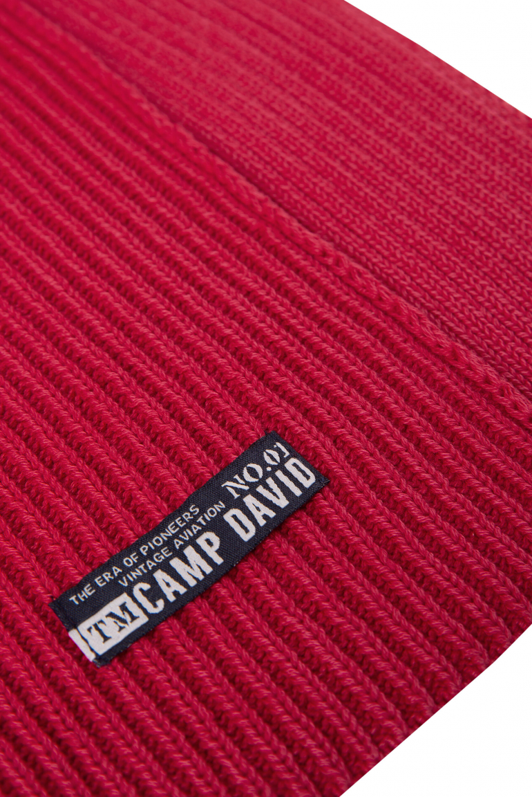 Rippstrickschal Stone Washed