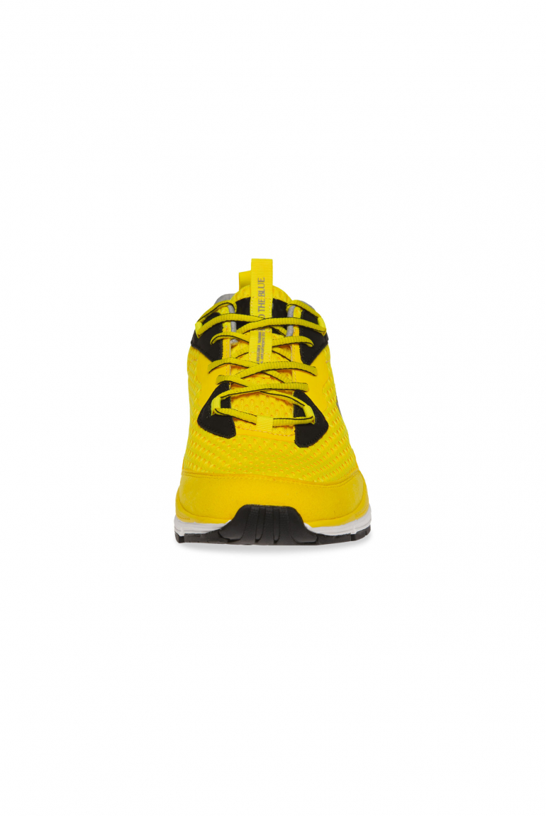 Running Sneaker mit Mesh-Struktur und Logo