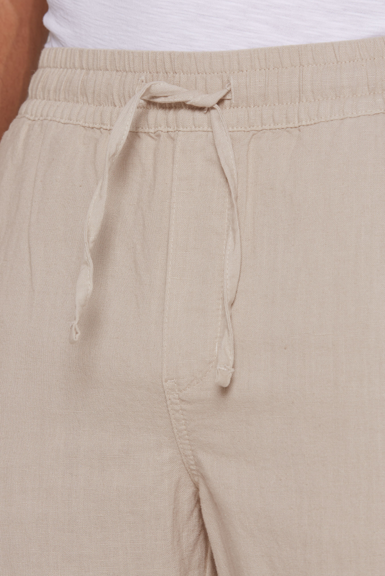 Sommerhose aus Leinen-Mix mit Elastikbund