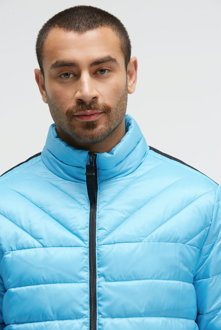 Steppjacke mit Logo Prints
