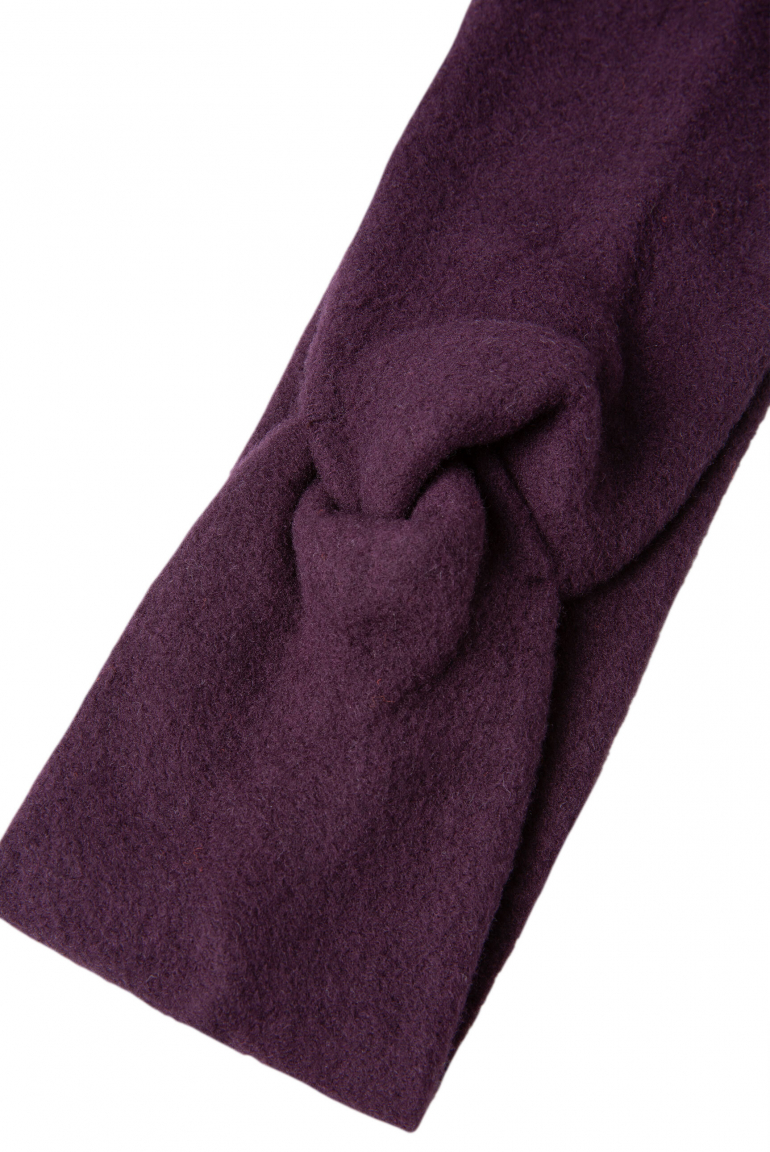 Stirnband aus Flauschstrick
