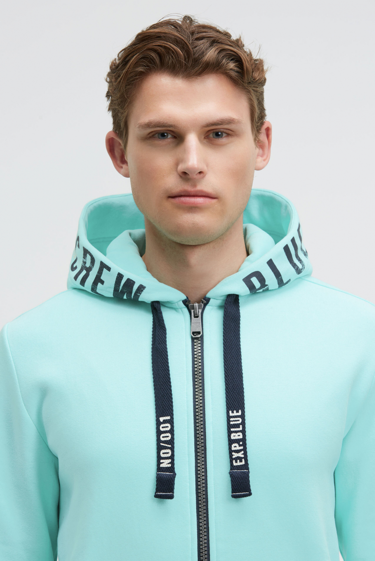 Sweatjacke mit Kapuzen-Artwork