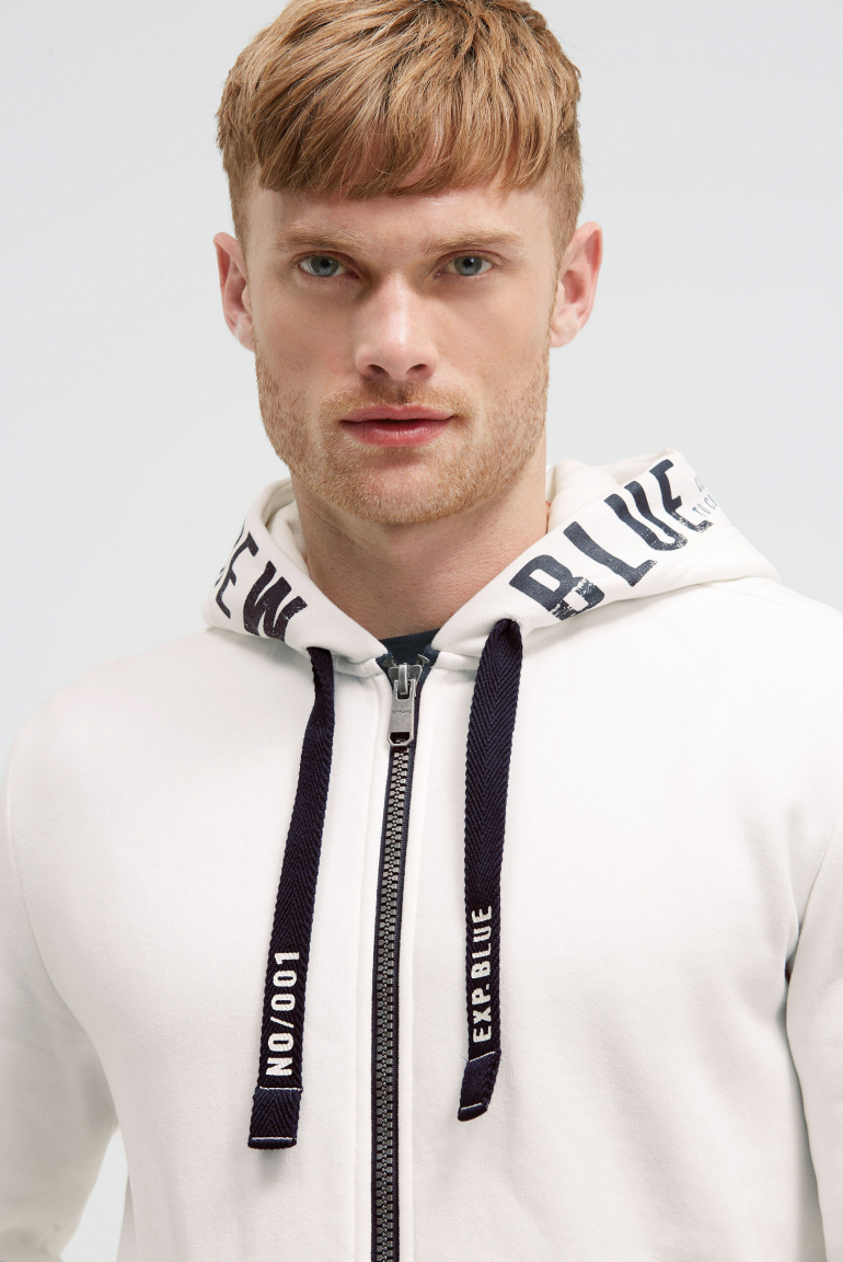 Sweatjacke mit Kapuzen-Artwork