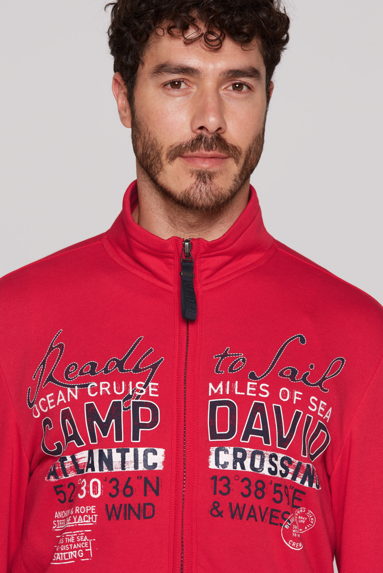 Sweatjacke mit Logo Artworks