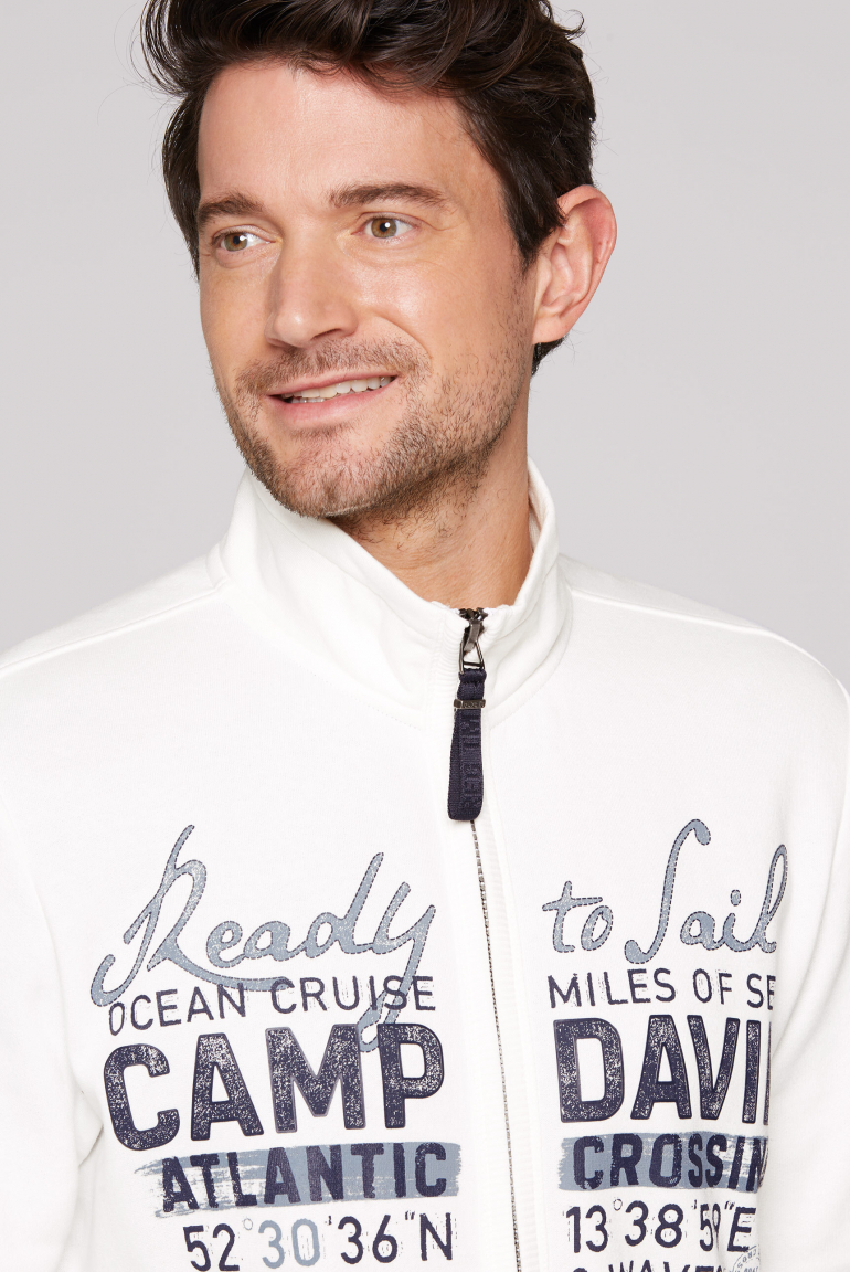 Sweatjacke mit Logo Artworks