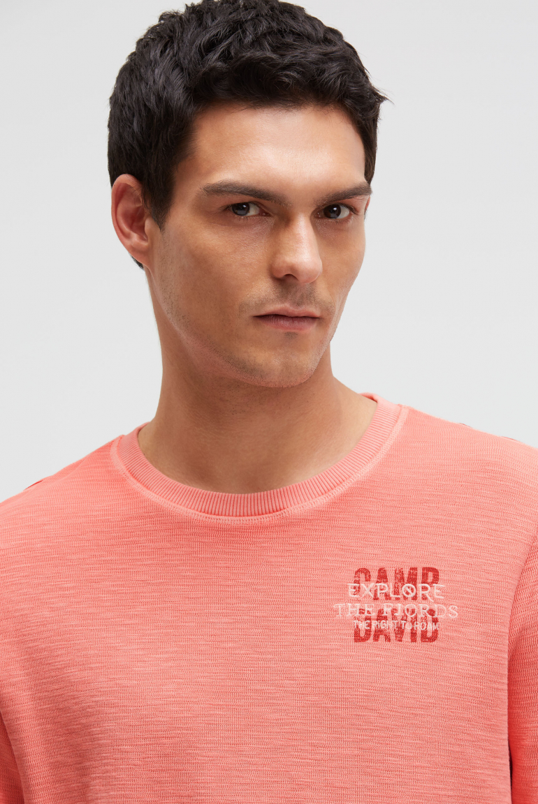 Sweatshirt aus Slub Interlock