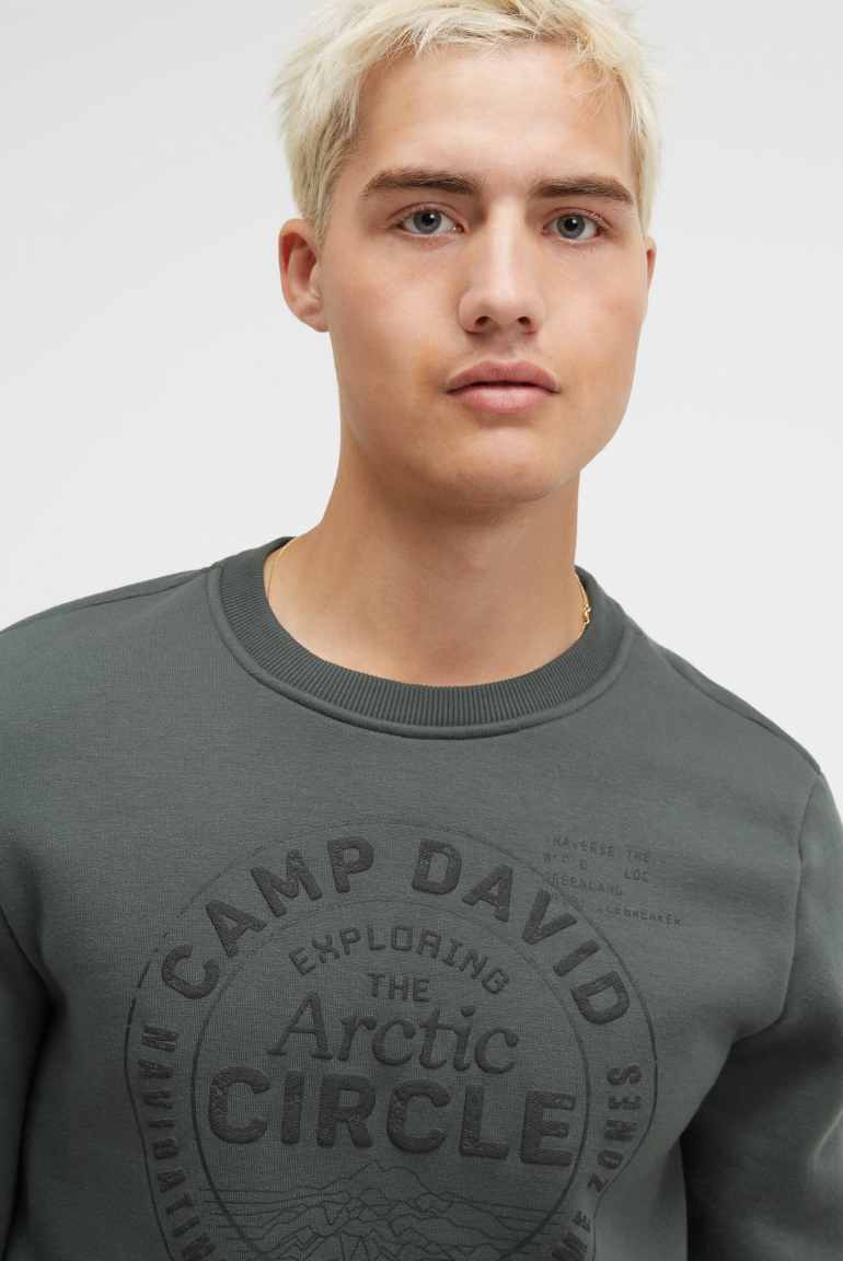 Sweatshirt mit Puffprint