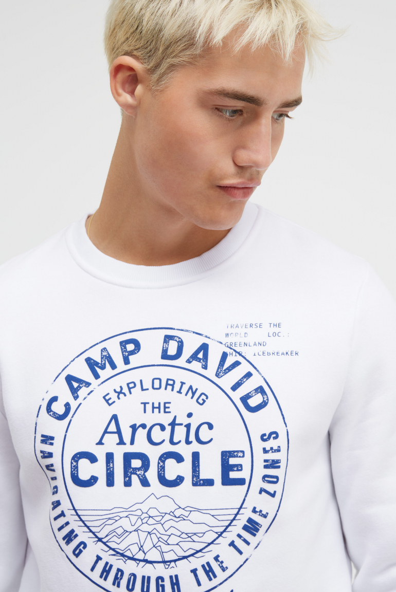 Sweatshirt mit Puffprint