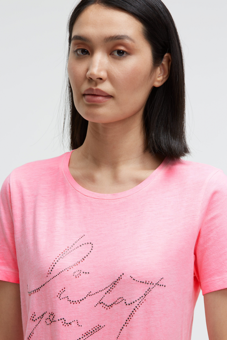 T-Shirt Rundhals mit Artwork