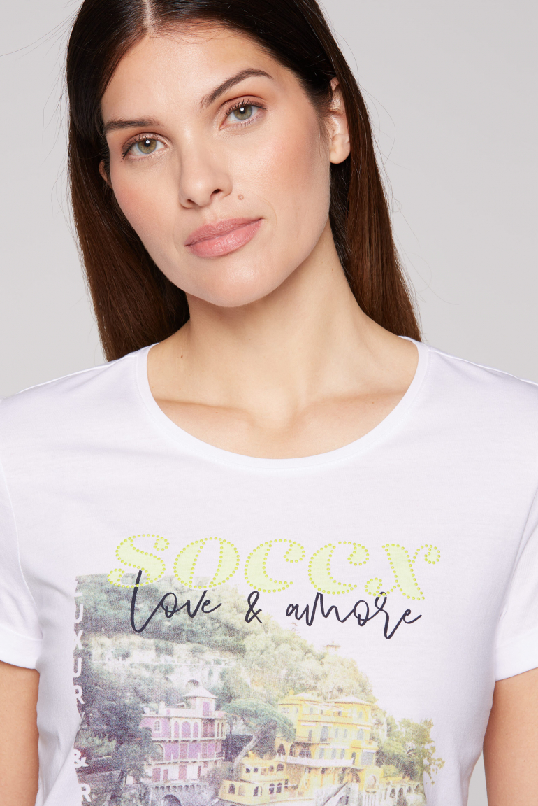 T-Shirt Rundhals mit Photoprint