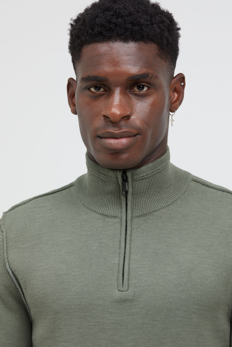 Troyer-Pullover mit Zipper