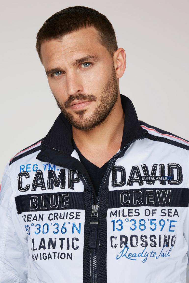 CAMP DAVID & SOCCX | Blouson mit Label-Applikationen und ...