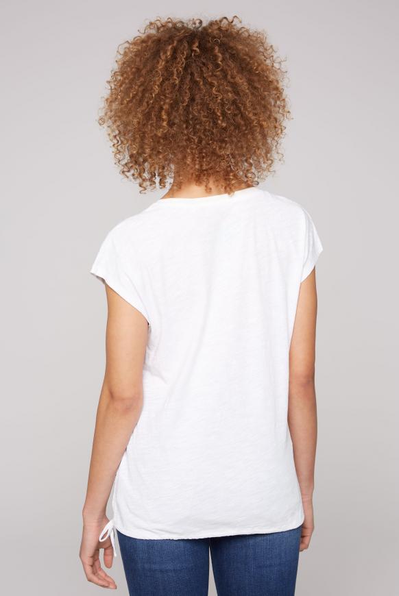 Ärmelloses Shirt mit Tunnelzugsaum