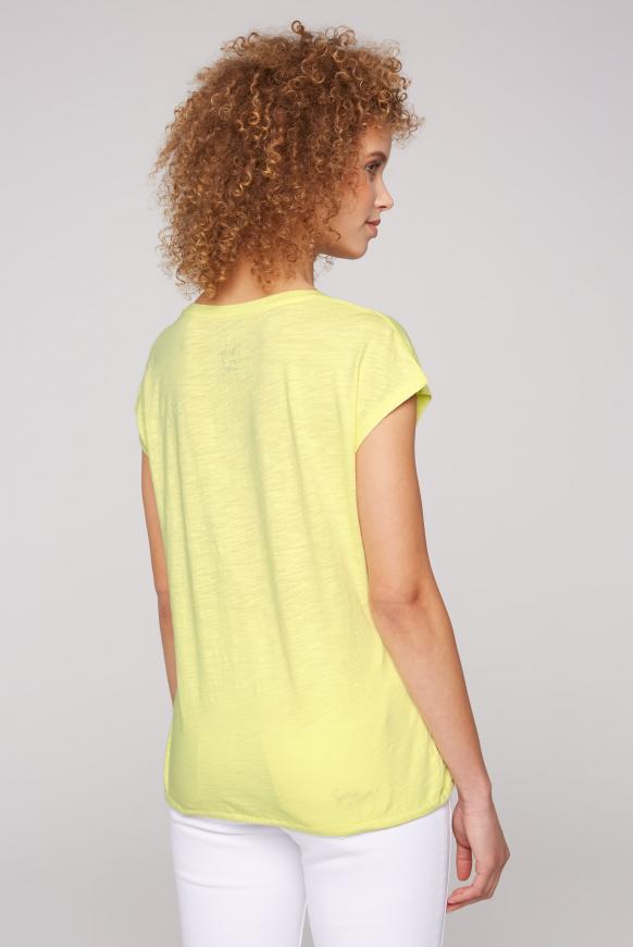 Ärmelloses Shirt mit Tunnelzugsaum