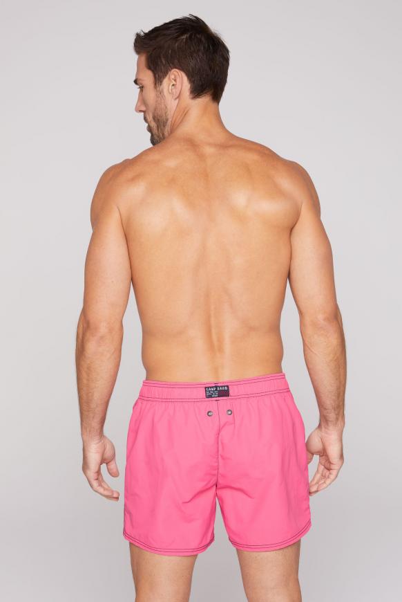 Badeshorts mit Logo Print