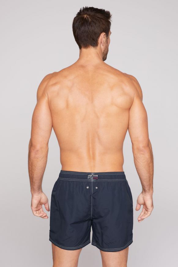 Badeshorts mit Logo Print