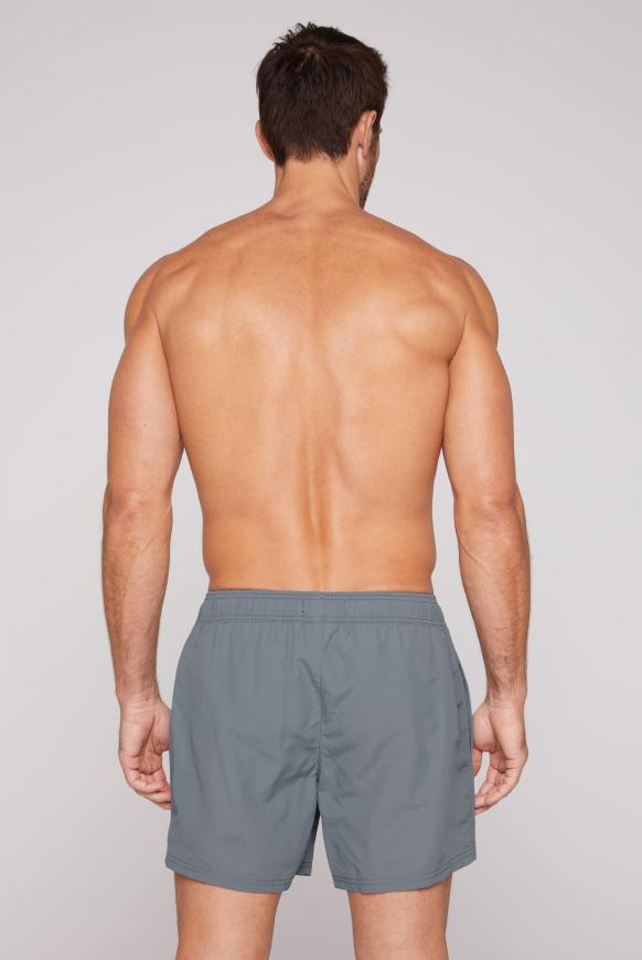 Badeshorts mit Logostick