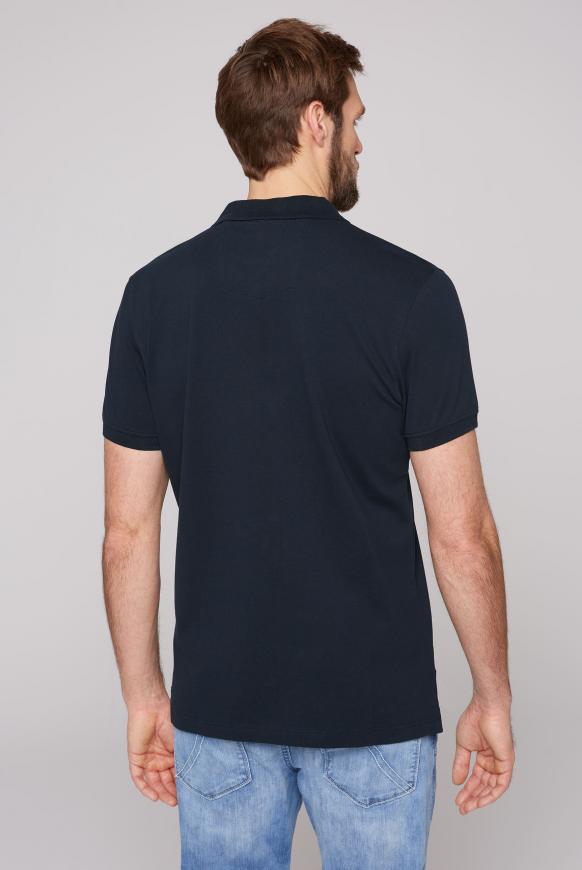 Basic Pikee-Polo mit Logo-Stickerei