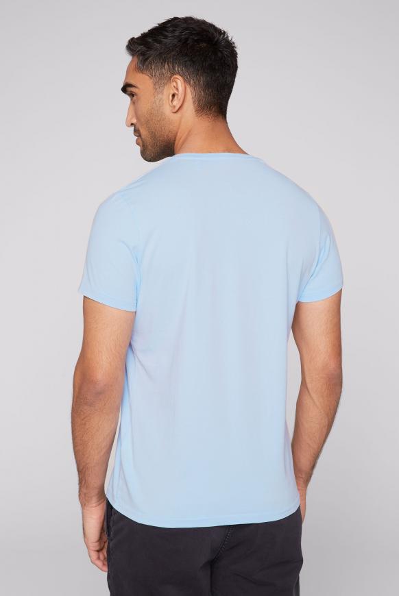 Basic T-Shirt mit V-Ausschnitt