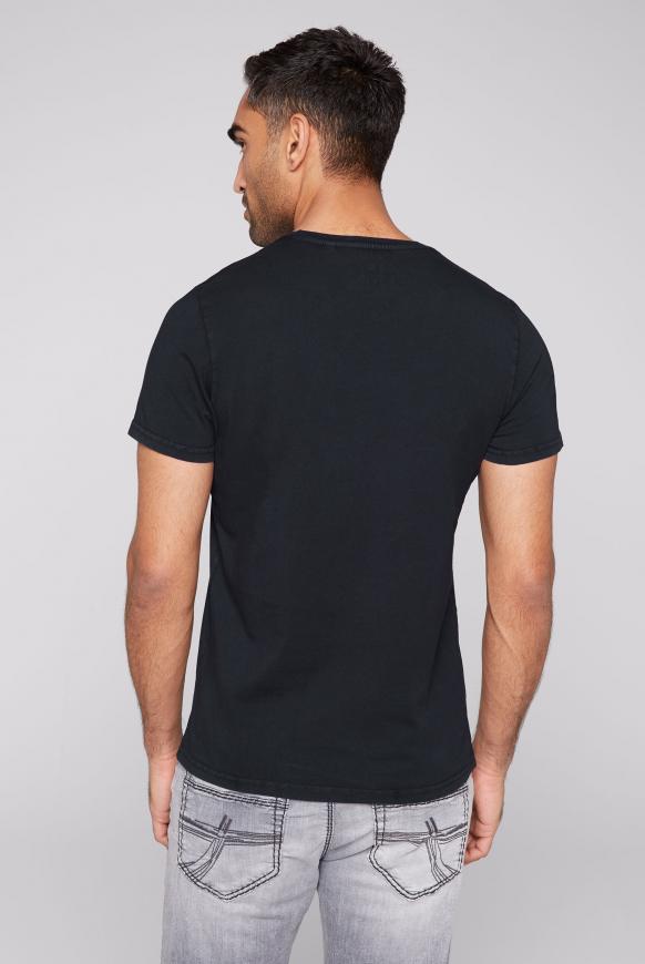 Basic T-Shirt mit V-Ausschnitt