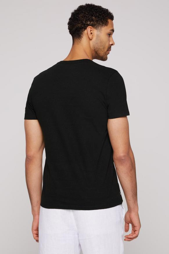 Basic T-Shirt mit V-Neck