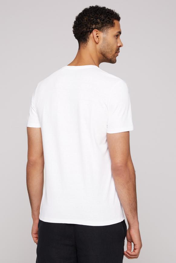 Basic T-Shirt mit V-Neck