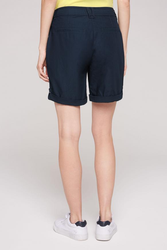 Bermuda-Shorts mit Turn-Up-Saum