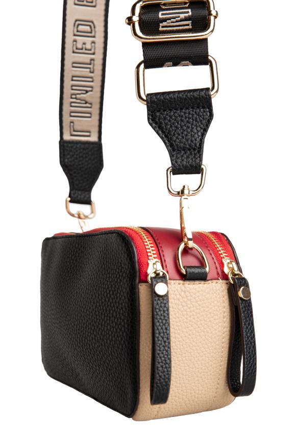 Bunte Modern Bag mit Logo-Gurt