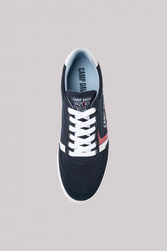 Canvas Sneaker mit Logo Print
