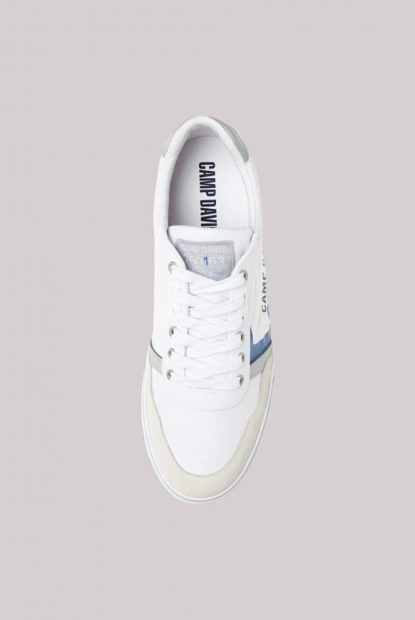 Canvas Sneaker mit Logo Print