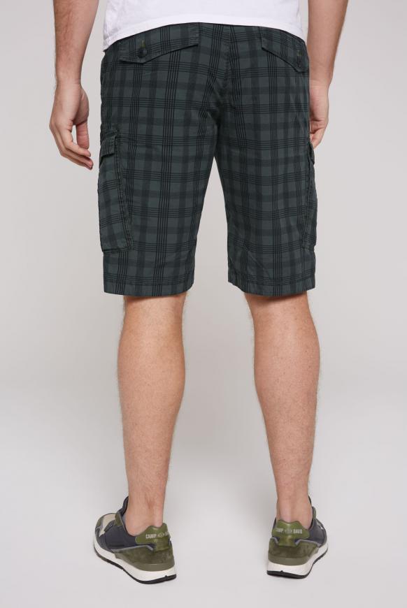 Cargo Shorts mit Karomuster