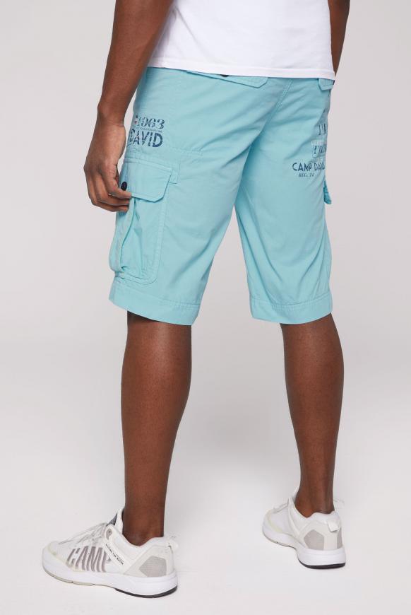 Cargo Shorts mit Tapes und Label Prints