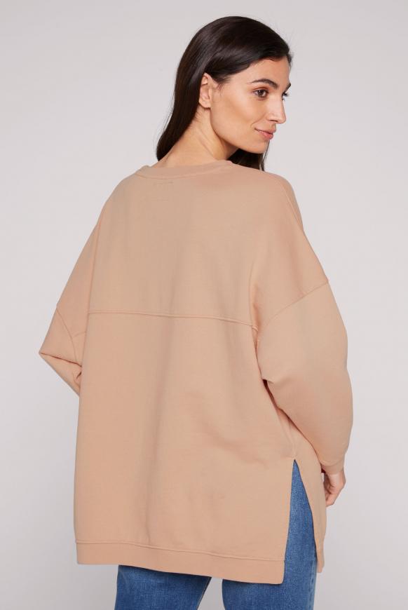 Classic Oversized Sweatshirt mit Logo Print