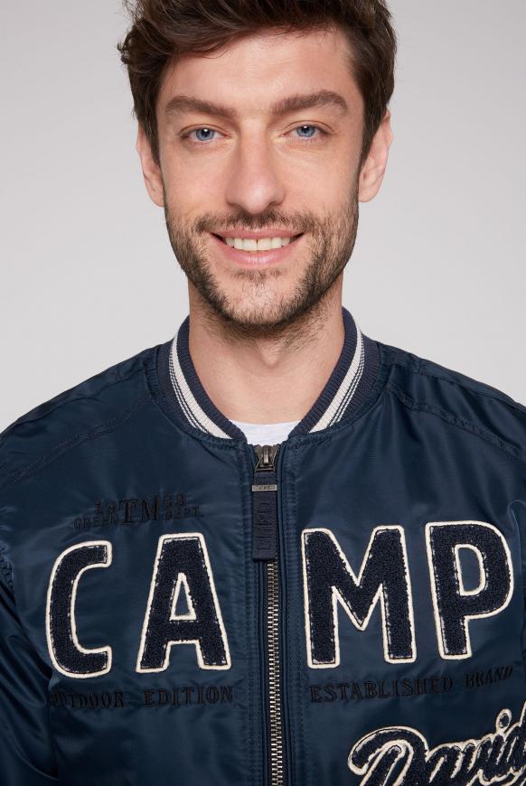 College-Blouson mit Frottee-Logo